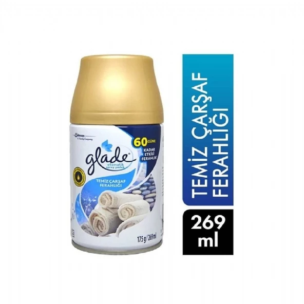 GLADE SPREY YEDEK 269ML TEMIZ CARSAF349898 ürün görseli 1
