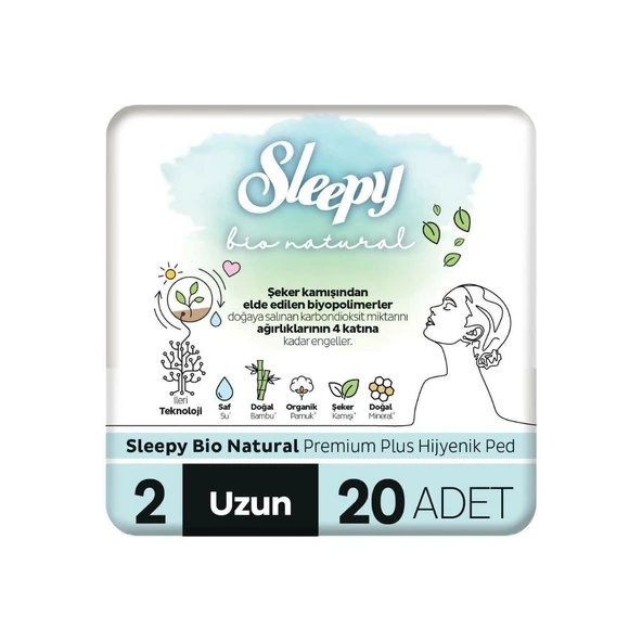 SLEEPY  BIO NAT. PED SUPER ECO UZUN 20'LI ürün görseli 1