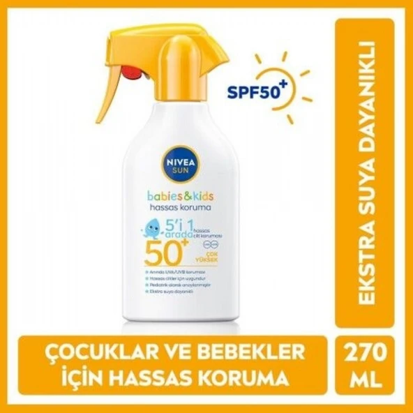 NIVEA SUN BABIES&KIDS 50+ 270ML HASSAS KORUMA ürün görseli 1