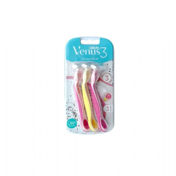 GILLETTE VENUS SIMPLY3 PLUS DRAGON FRUIT 2071 ürün görseli 1