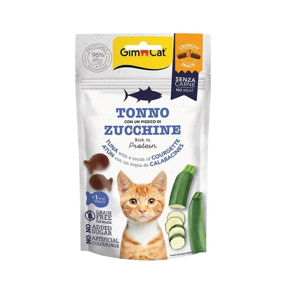 Gimcat Crunchy Ton Balıklı & Kabaklı Tahılsız Kedi Ödülü 50 gr ürün görseli 1