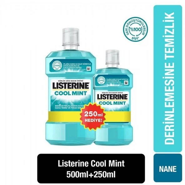 LISTERINE 500ML+250ML HDY COOL MINT ürün görseli 1