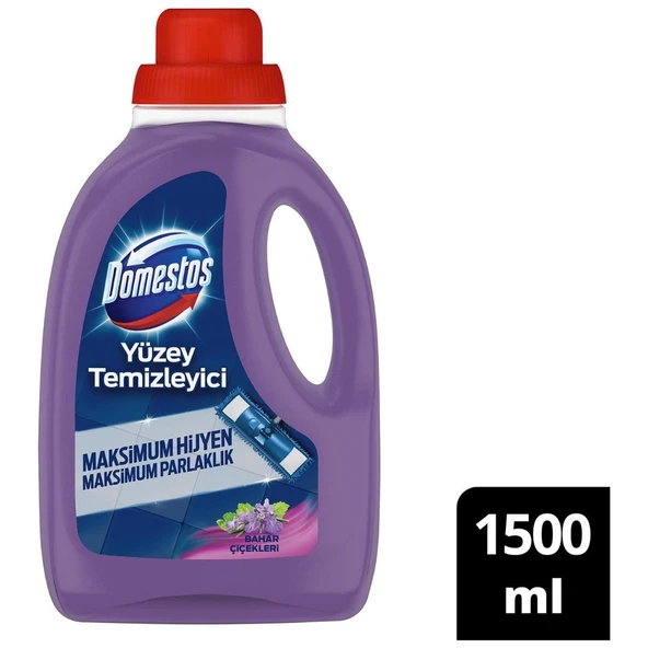 DOMESTOS YUZEY TEMIZLEYICI 1,5LT B.CICEKLERI MOR 20061 ürün görseli 1