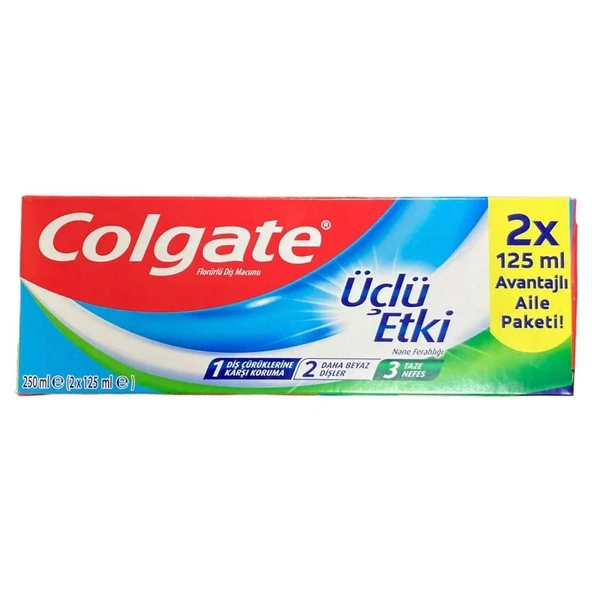 COLGATE UCLU ETKI 2X125 30054 ürün görseli 1