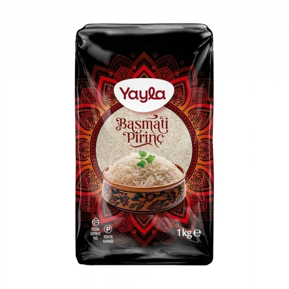 YAYLA 1KG BASMATI PIRINC ürün görseli 1