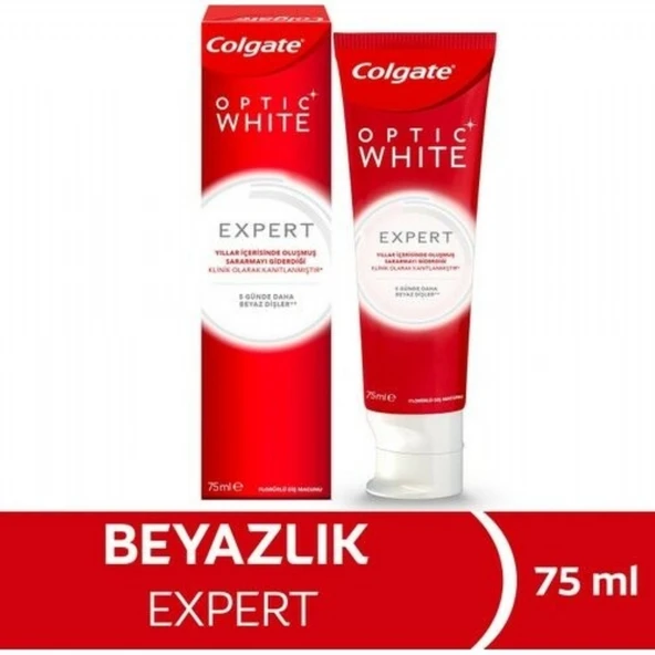 COLGATE OPTIK BEYAZ 75ML.EXPERT WHITE ürün görseli 1