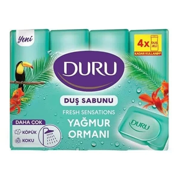 DURU DUS SABUNU 4X150GR FRESH SEN. YAGMUR ORMANI ürün görseli 1