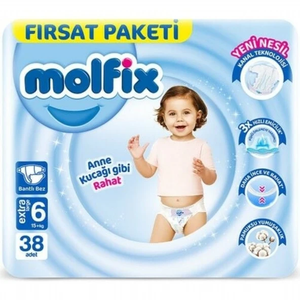 MOLFIX FIRSAT PKT. 38'LI E.LARGE 15+ 7276 ürün görseli 1
