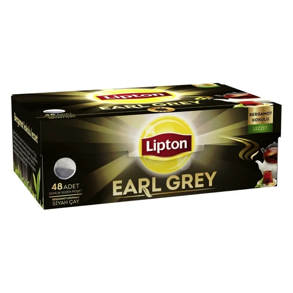 LIPTON EARL GREY 48'LI DEMLIK POSET 153GR 9172 ürün görseli 1