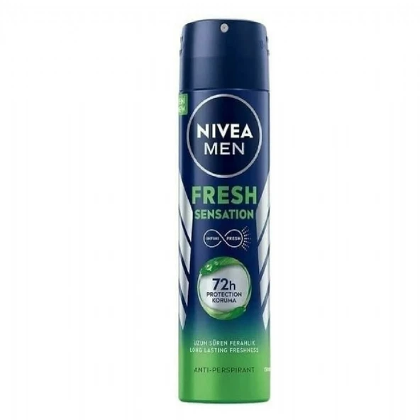 NIVEA DEO 150ML FRESH SENSATIONS ERKEK 95784 ürün görseli 1