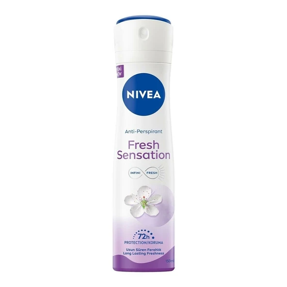 NIVEA DEO 150ML FRESH SENSATIONS BAYAN 98522 ürün görseli 1