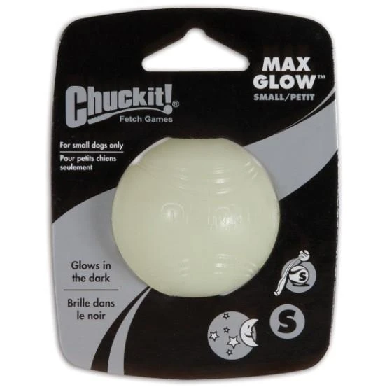 Chuckit Max Glow Gece Parlayan Köpek Oyun Topu (Küçük Boy) ürün görseli 1