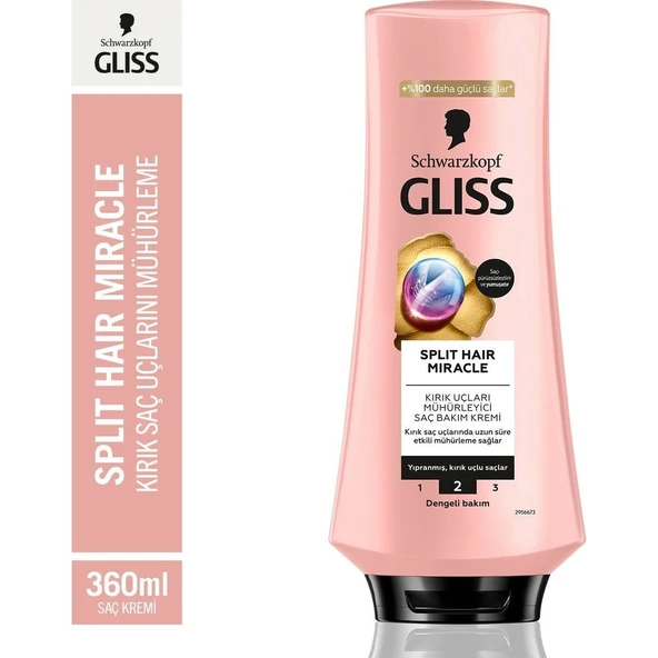 GLISS 360ML S.KREMI SPLIT HAIR MIRACLE 2953111 ürün görseli 1