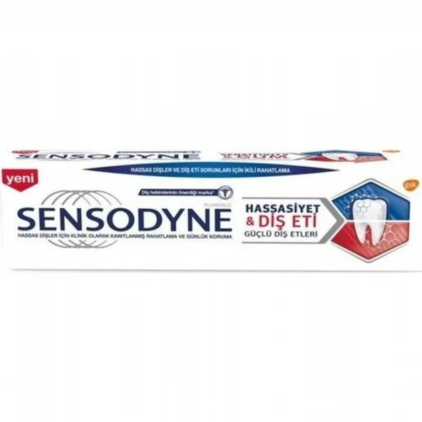 SENSODYNE 75ML HASSASIYET&DIS ETI 8670 BEYAZLATICI ürün görseli 1