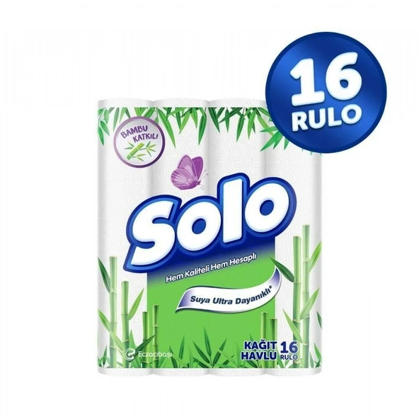 SOLO HAVLU 16'LI BAMBU 6242 ürün görseli 1