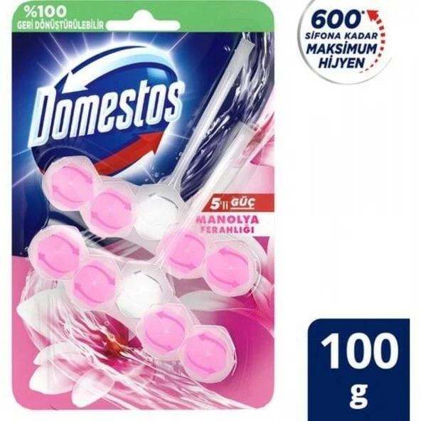 DOMESTOS WC BLOK 5'LI DUOPACK MANOLYA 100GR 8547 ürün görseli 1