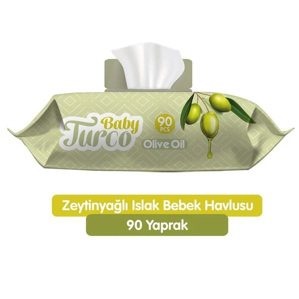 BABY TURCO ISLAK HAVLU 90'LI Z.YAGLI YENI ürün görseli 1