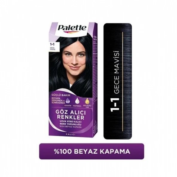 PALETTE GOZ ALICI RENKLER 1/1 GECE MAVISI ürün görseli 1