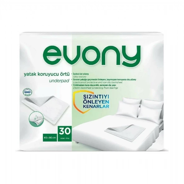 EVONY HASTA BAKIM ORTUSU 90X60CM 30'LU 4373 ürün görseli 1