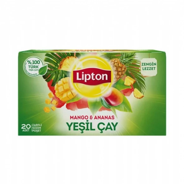 LIPTON 30GR YESILCAY MANGO ANANAS 9177 ürün görseli 1