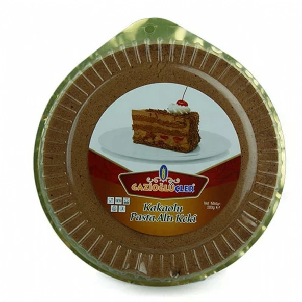 GAZIOGLU PASTA ALTI KEK 280GR KAKAOLU ürün görseli 1