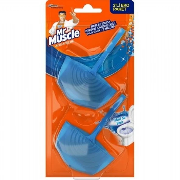 MR MUSCLE REZERVUAR BLOK AGUA BLUE 2X36GR 4101 ürün görseli 1