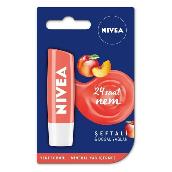 NIVEA LIP FRUITY SHINE SEFTALI 4,8GR 08210-48 ürün görseli 1