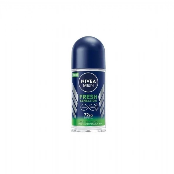 NIVEA ROLL-ON 50ML FRESH SENSATIONS ERKEK 95787 ürün görseli 1