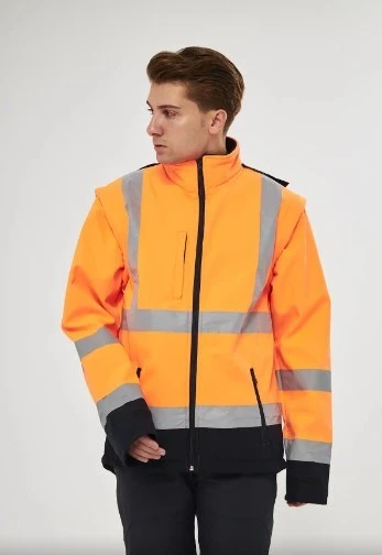 Orange Safety Turuncu Softshell Mont Reflektörlü - Resim 2