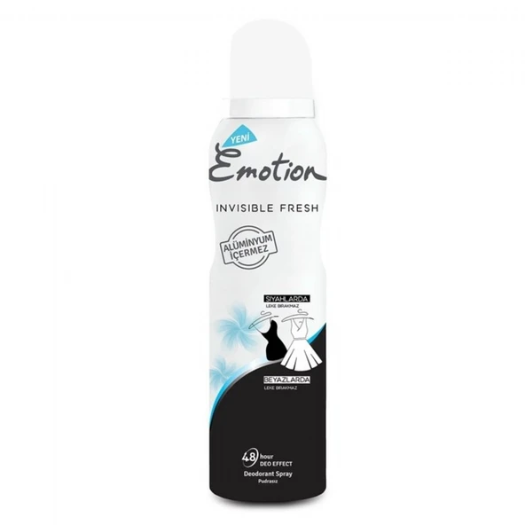 EMOTION DEO 150ML INVISIBLE FRESH ürün görseli 1