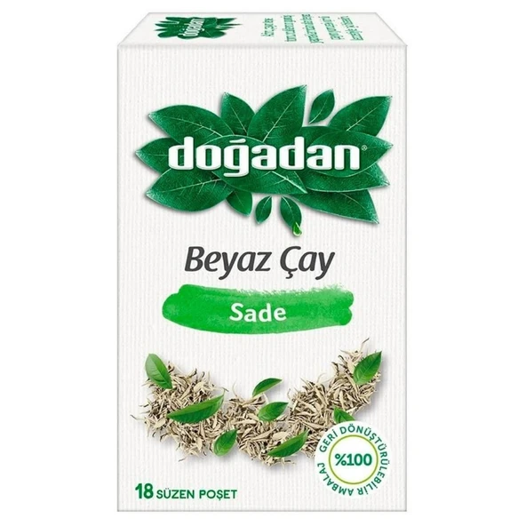 DOGADAN  BEYAZ CAY 25,2GR  SADE 18'LI ürün görseli 1