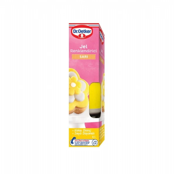 DR. OETKER JEL RENKLENDIRICI SARI 10GR ürün görseli 1