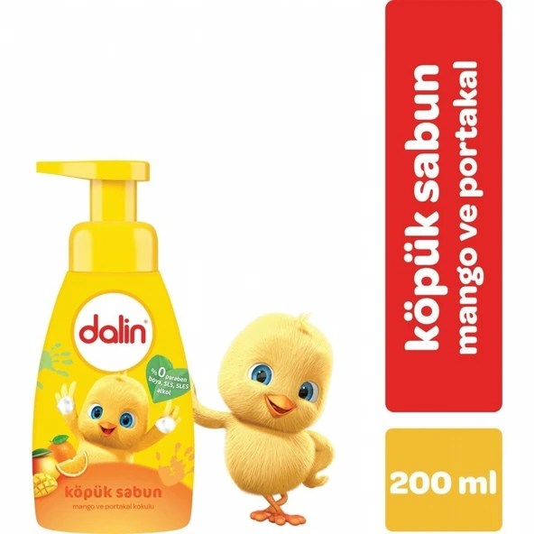 DALIN KOPUK SABUN 200ML MANGO&PORTAKAL ürün görseli 1