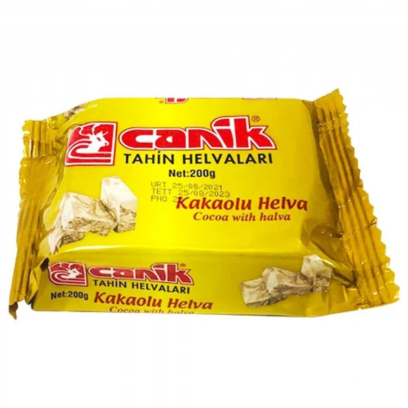 CANIK HELVA 200GR KAKAOLU ürün görseli 1