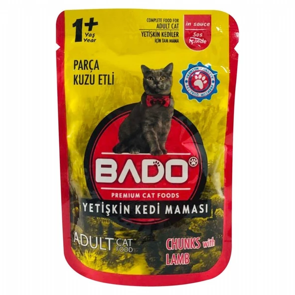 BADO 85GR KEDI YETISKIN YAS MAMA ETLI ürün görseli 1