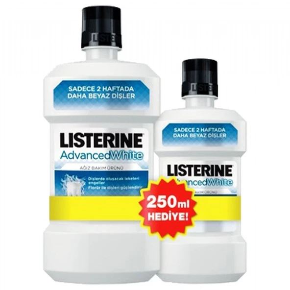 LISTERINE TOTAL CARE 500ML+250ML ADV.WHITE ürün görseli 1