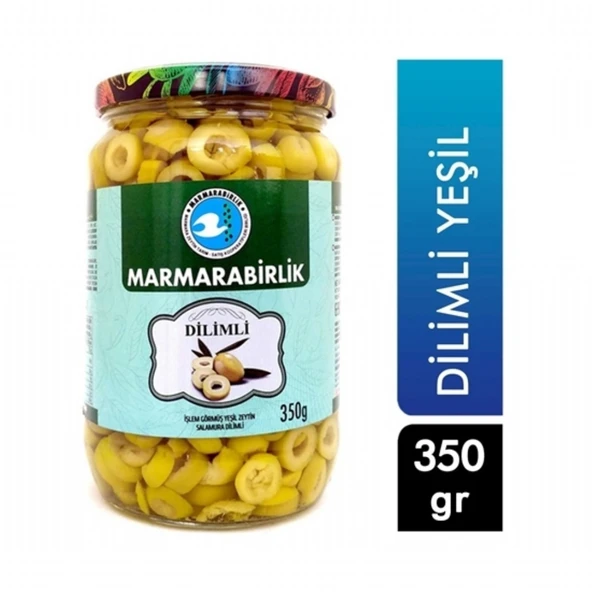 M.BIRLIK DILIMLI YESIL ZEYTIN 350GR ürün görseli 1