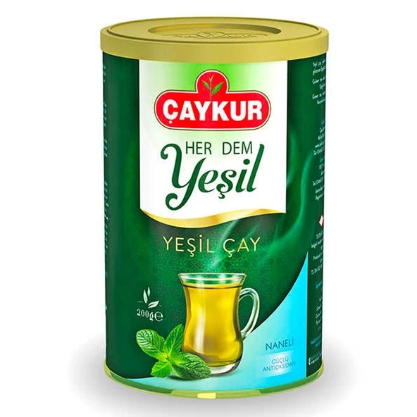 CAYKUR YESILCAY YAPRAK 200GR NANELI ürün görseli 1