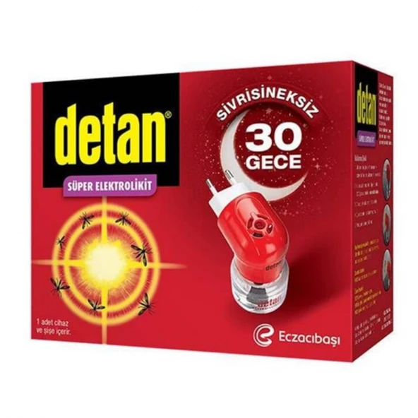 DETAN ELEKTROLIKIT 30 GECE CIHAZ+YEDEK 2020 7903356 ürün görseli 1