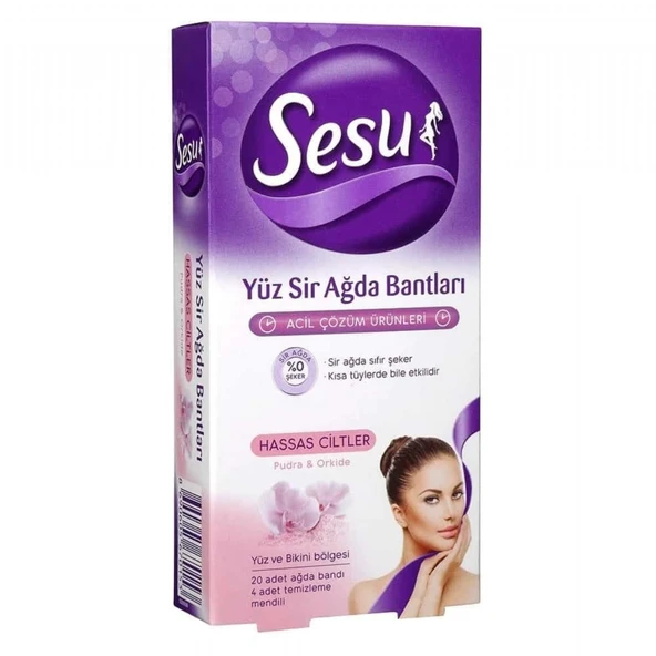 SESU YUZ AGDA BANDI 20'LI HASSAS CILT 4343 ürün görseli 1