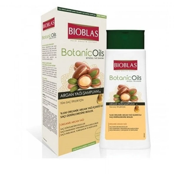 BIOBLAS 360ML BOTANIC OILS ARGAN SAMP. 2579 6574 ürün görseli 1