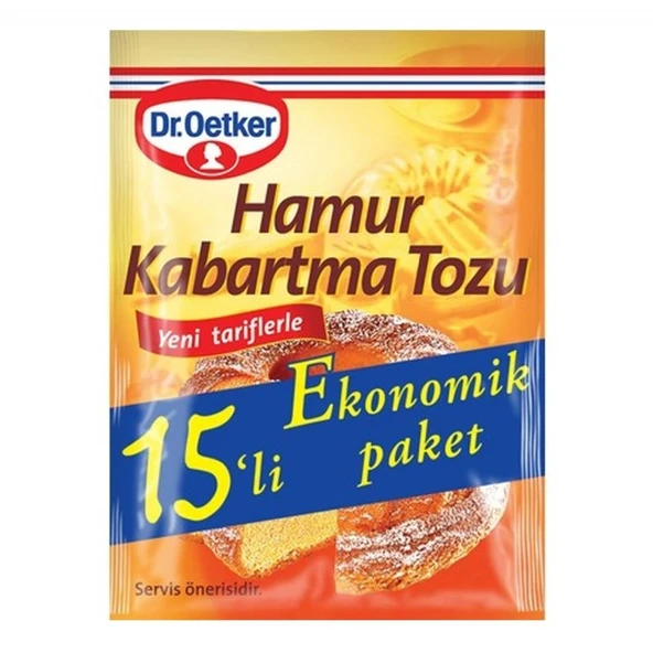 DR. OETKER KABARTMA TOZU 15'LI PAKET 10GR ürün görseli 1
