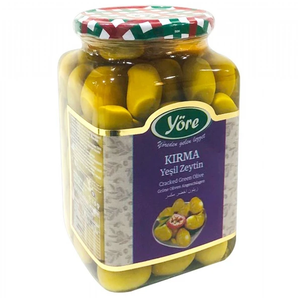 YORE KIRMA YESIL ZEYTIN 990GR CAM (161-180) ürün görseli 1
