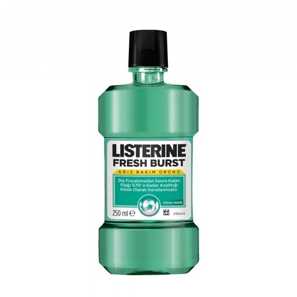LISTERINE 250ML AGIZ GARGARASI BURST FERAH NANE ürün görseli 1