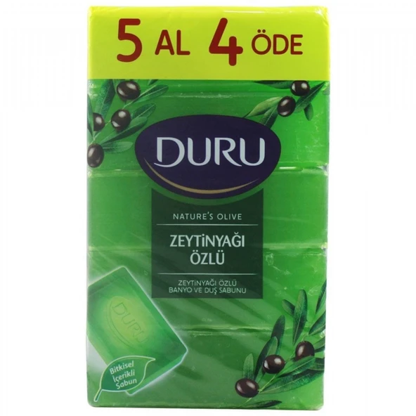 DURU NATUREL 5X150GR ZEYTINYAGLI ürün görseli 1