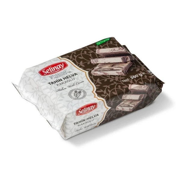 SELINAY 500GR. KAKAOLU HELVA ürün görseli 1