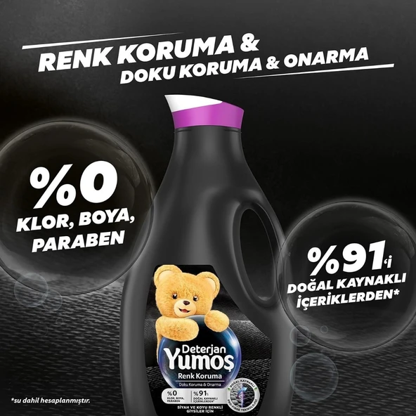 YUMOS SIVI 1690ML SIYAH 3414 ürün görseli 1