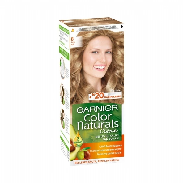 GARNIER NAT.KOYU SARI 8/0 ürün görseli 1