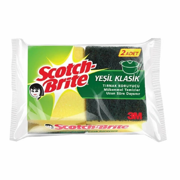 SCOTCH BRITE SUNGER 2'LI CLASSIC TIRNAK KOR.6278 ürün görseli 1