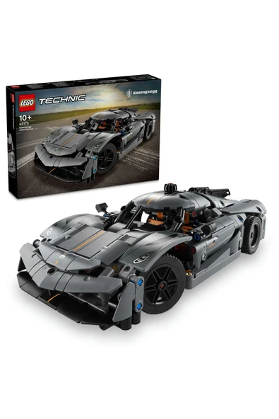 ® Technic Koenigsegg Jesko Absolut Gri Hiper Araba 42173 - Çocuklar için Yapım Seti (801 Parça) ürün görseli 1